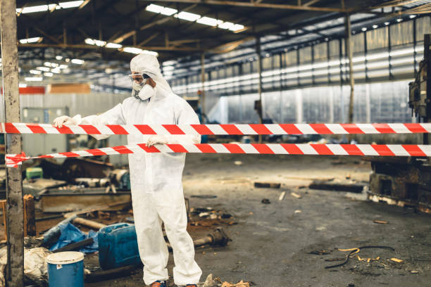 Professional Odor Removal technician working in Vanderbilt, TX